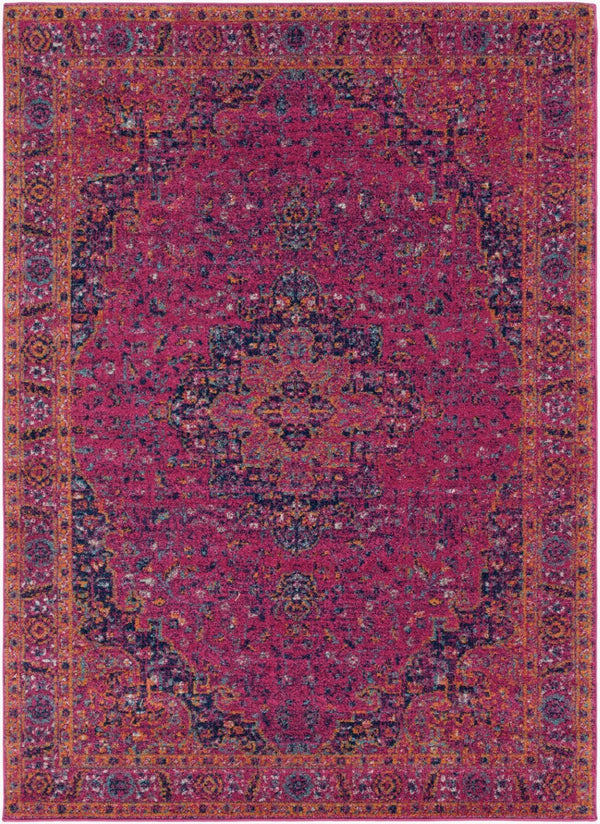 Livabliss Harput Traditional Turkish Geometric Polypropylene Rug for Entryways and Hallways Burgandy, Burnt 3'11" x 5'7" HAP1008-31157