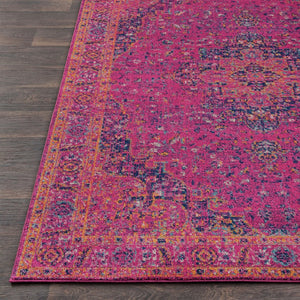 Livabliss Harput Traditional Turkish Geometric Polypropylene Rug for Entryways and Hallways Burgandy, Burnt 3'11" x 5'7" HAP1008-31157
