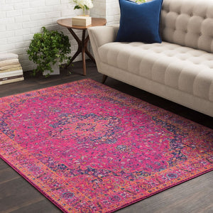 Livabliss Harput Traditional Turkish Geometric Polypropylene Rug for Entryways and Hallways Burgandy, Burnt 3'11" x 5'7" HAP1008-31157