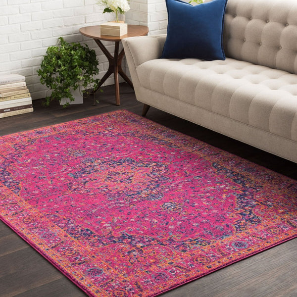 Livabliss Harput Traditional Turkish Geometric Polypropylene Rug for Entryways and Hallways Burgandy, Burnt 3'11" x 5'7" HAP1008-31157