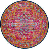 Harput HAP-1009 7'10" x 7'10" Machine Woven Rug HAP1009-710RD Livabliss Surya