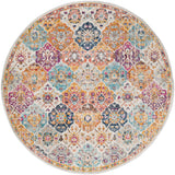 Harput HAP-1018 7'10" x 7'10" Machine Woven Rug HAP1018-710RD Livabliss Surya