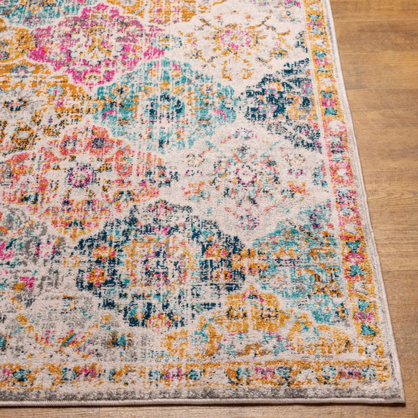 Livabliss Harput Traditional Medallion Polypropylene Area Rug Machine Woven in Turkey for Large Rooms Mustard, Burnt 8'10" x 12'6" HAP1018-93126