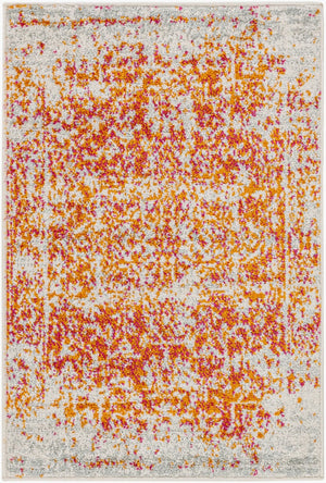 Livabliss Harput Traditional Medallion Geometric Polypropylene Accent Rug for Entryway or Bedroom Burnt Orange, M 2' x 2'11" HAP1019-23