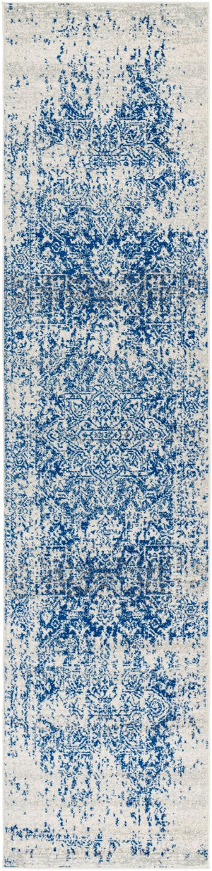 Livabliss Harput Traditional Medallion Polypropylene Area Rug for Living Room and Dining Navy, Medium Gr 2'7" x 10'2" HAP1021-27103