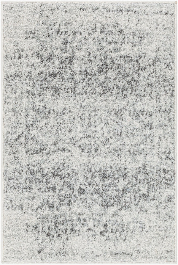 Livabliss Harput Medallion Polypropylene Area Rug Machine Woven in Turkey for Large Living Spaces Charcoal, Mediu 2' x 2'11" HAP1024-23