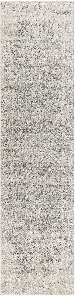 Livabliss Harput Medallion Polypropylene Area Rug Machine Woven in Turkey for Large Living Spaces Charcoal, Mediu 2'7" x 10'2" HAP1024-27103