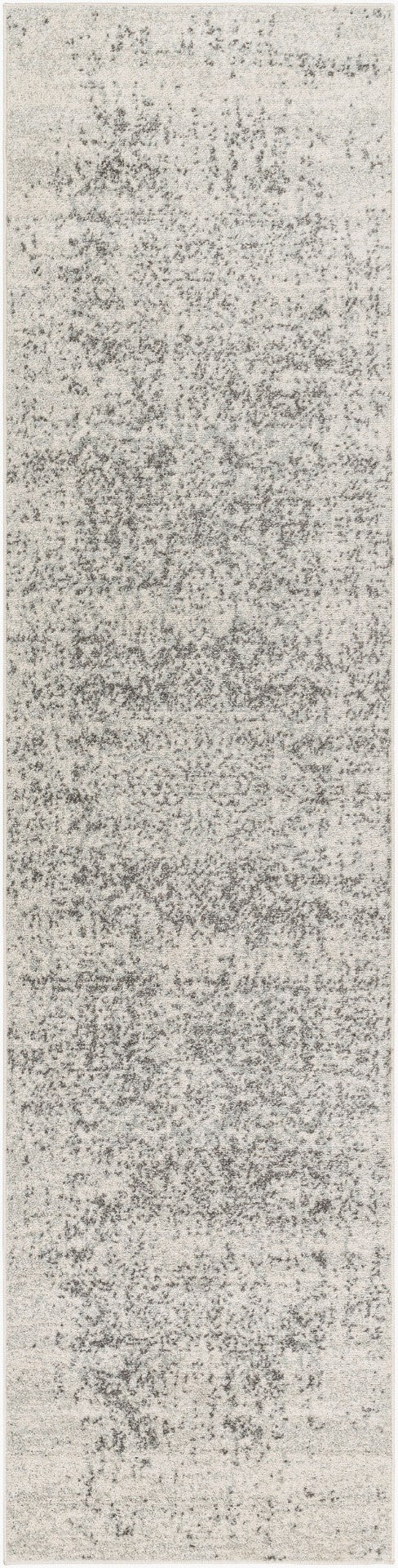 Livabliss Harput Medallion Polypropylene Area Rug Machine Woven in Turkey for Large Living Spaces Charcoal, Mediu 2'7" x 10'2" HAP1024-27103