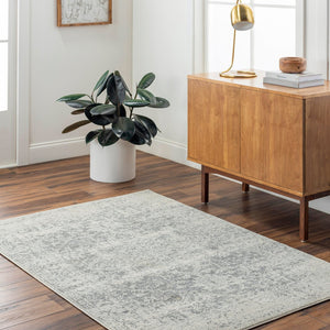 Livabliss Harput Medallion Polypropylene Area Rug Machine Woven in Turkey for Large Living Spaces Charcoal, Mediu 12' x 14'11" HAP1024-1215
