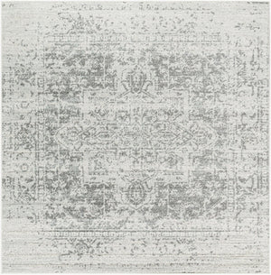 Livabliss Harput Medallion Polypropylene Area Rug Machine Woven in Turkey for Large Living Spaces Charcoal, Mediu 6'7" x 6'7" HAP1024-67SQ