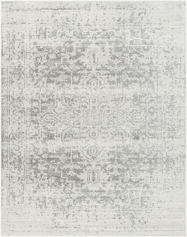 Livabliss Harput Medallion Polypropylene Area Rug Machine Woven in Turkey for Large Living Spaces Charcoal, Mediu 7'10" x 10'2" HAP1024-710103