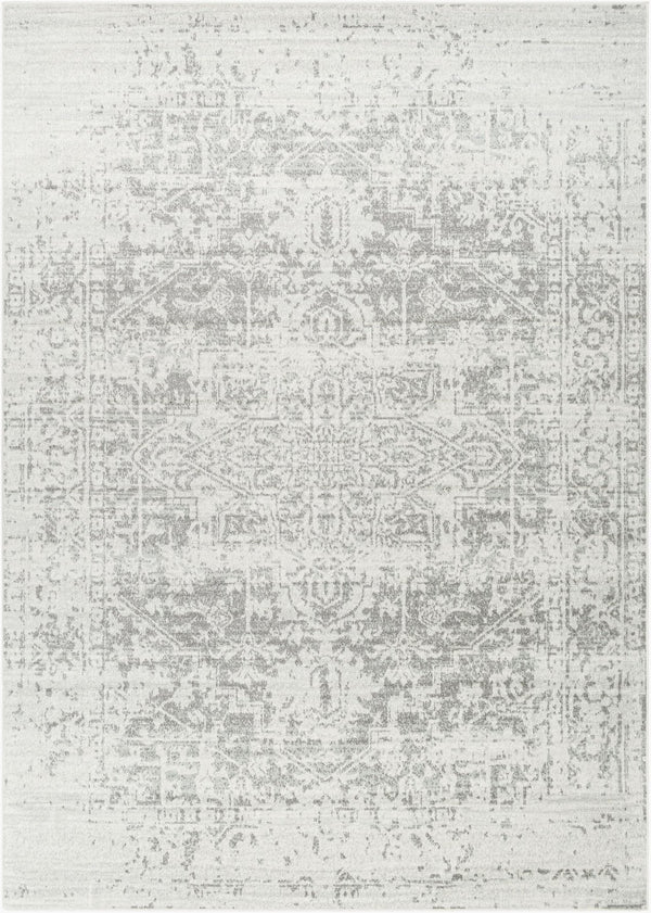 Livabliss Harput Medallion Polypropylene Area Rug Machine Woven in Turkey for Large Living Spaces Charcoal, Mediu 8'10" x 12'6" HAP1024-93126