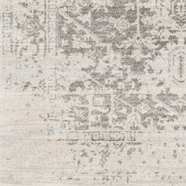 Livabliss Harput Medallion Polypropylene Area Rug Machine Woven in Turkey for Large Living Spaces Charcoal, Mediu 2'7" x 20' HAP1024-2720