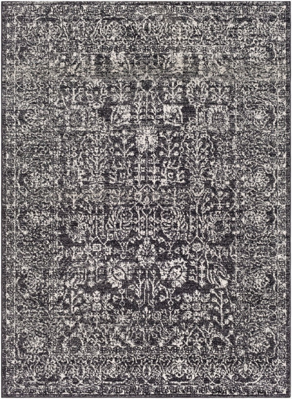 Livabliss Harput Traditional Turkish Polypropylene Area Rug for Hallways and Entryway Accents Black, Medium G 8'10" x 12'6" HAP1028-93126