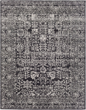 Livabliss Harput Traditional Turkish Polypropylene Area Rug for Hallways and Entryway Accents Black, Medium G 7'10" x 10'2" HAP1028-710103