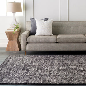 Livabliss Harput Traditional Turkish Polypropylene Area Rug for Hallways and Entryway Accents Black, Medium G 8'10" x 12'6" HAP1028-93126