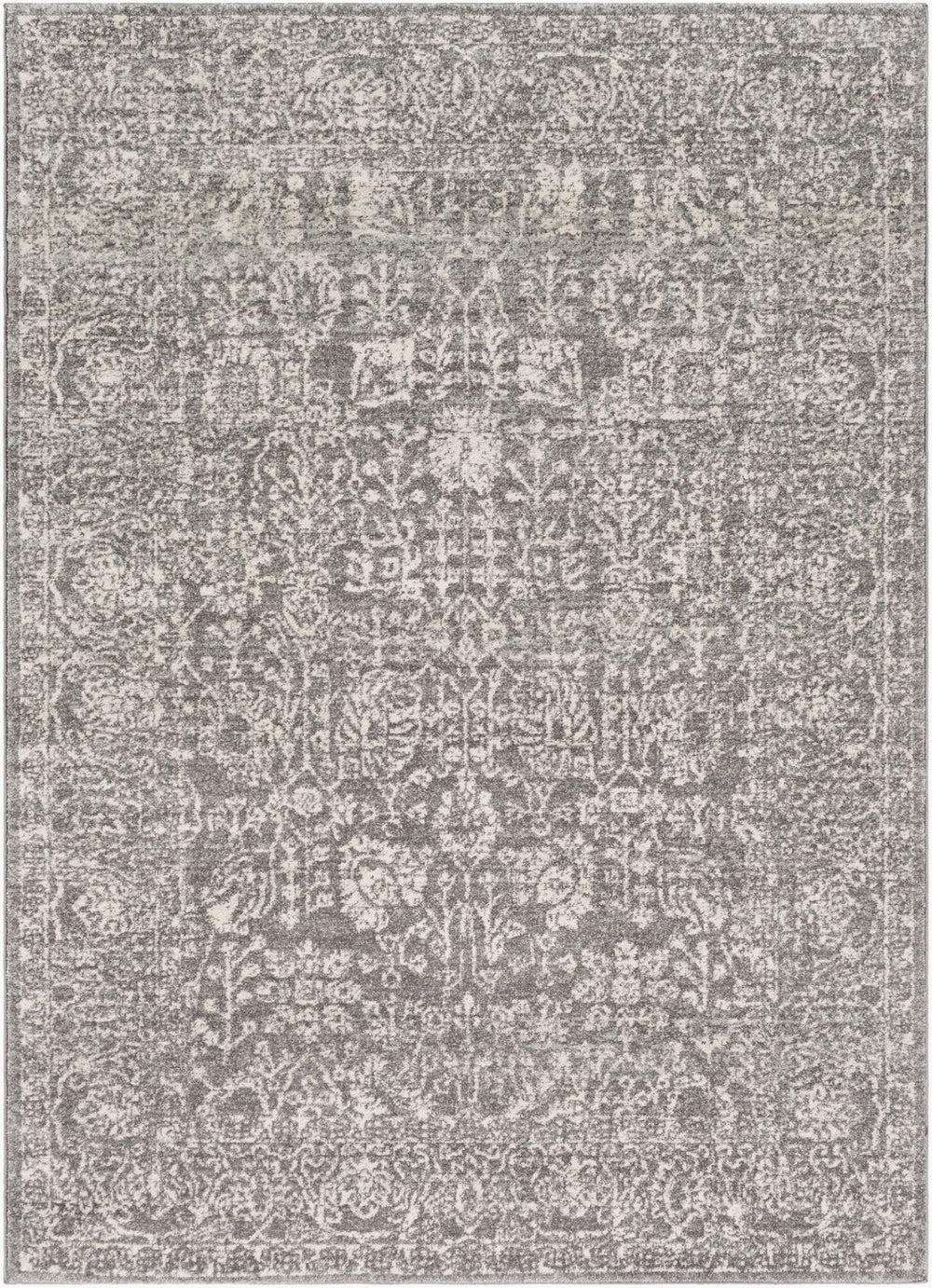 Livabliss Harput Traditional Polypropylene Accent Rug for Entryways Hallways and Bedroom Floors Charcoal, Mediu 3'11" x 5'7" HAP1029-31157