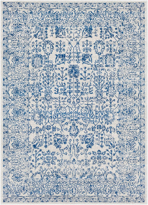 Livabliss Harput Medallion Polypropylene Accent Rug Turkish Woven for Entryways and Hallways Navy, Medium Gr 8'10" x 12'6" HAP1030-93126
