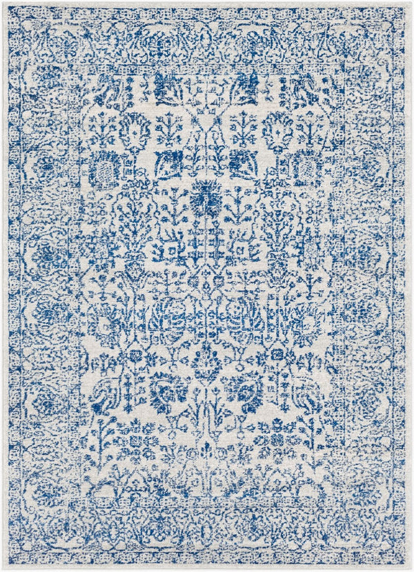 Livabliss Harput Medallion Polypropylene Accent Rug Turkish Woven for Entryways and Hallways Navy, Medium Gr 8'10" x 12'6" HAP1030-93126