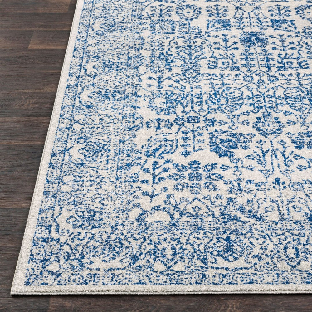 Livabliss Harput Medallion Polypropylene Accent Rug Turkish Woven for Entryways and Hallways Navy, Medium Gr 2' x 2'11" HAP1030-23