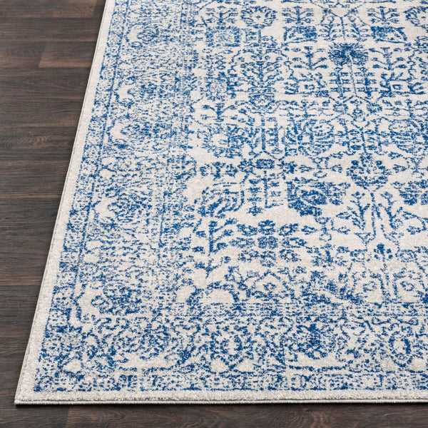 Livabliss Harput Medallion Polypropylene Accent Rug Turkish Woven for Entryways and Hallways Navy, Medium Gr 8'10" x 12'6" HAP1030-93126