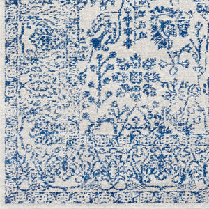 Livabliss Harput Medallion Polypropylene Accent Rug Turkish Woven for Entryways and Hallways Navy, Medium Gr 8'10" x 12'6" HAP1030-93126