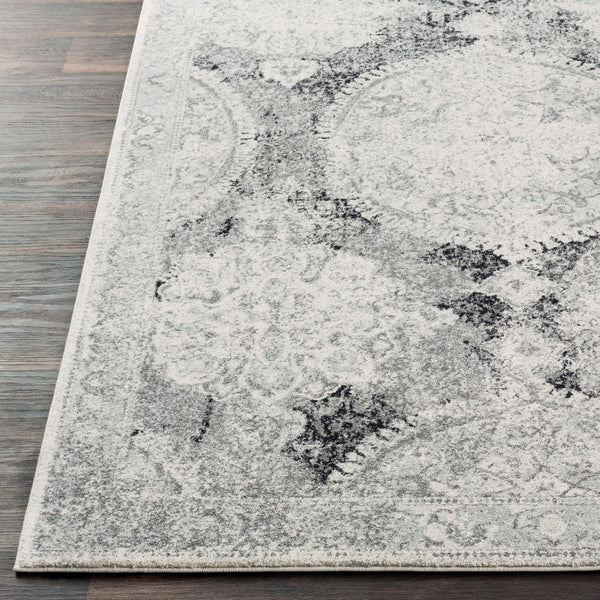 Livabliss Harput Traditional Turkish Polypropylene Area Rug for Living Room Entryway Accent Medium Gray, Iv 3'11" x 5'7" HAP1041-31157