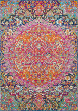 Livabliss Harput Traditional Turkish Polypropylene Area Rug for Entryways and Compact Accent Spaces Burgandy, Burnt 8'10" x 12'6" HAP1044-93126