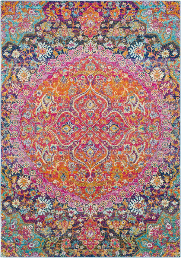 Livabliss Harput Traditional Turkish Polypropylene Area Rug for Entryways and Compact Accent Spaces Burgandy, Burnt 8'10" x 12'6" HAP1044-93126