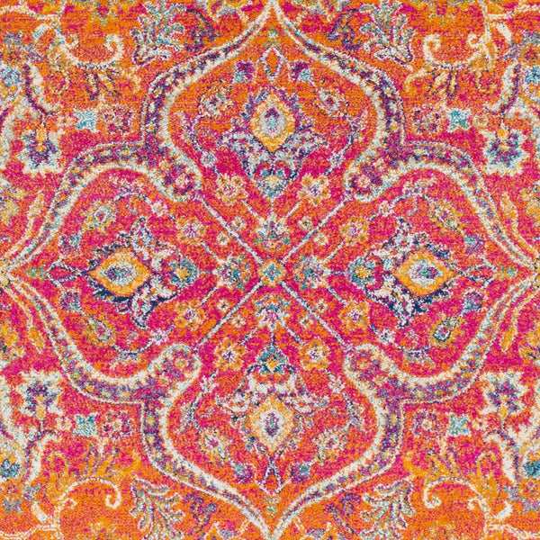 Livabliss Harput Traditional Turkish Polypropylene Area Rug for Entryways and Compact Accent Spaces Burgandy, Burnt 2'7" x 7'3" HAP1044-2773