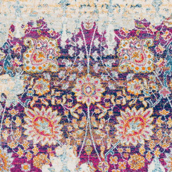 Livabliss Harput Traditional Medallion Polypropylene Accent Rug Turkish Woven for Small Spaces HAP1049-23