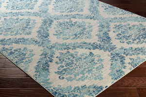 Livabliss Harput Ornate French Country Polypropylene Area Rug Turkey Woven Transitional Accent Navy, Ivory 8'10" x 12'6" HAP1055-93126
