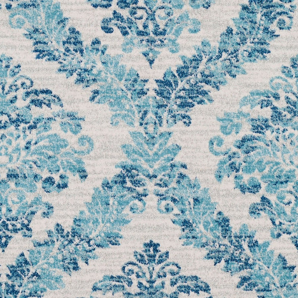Livabliss Harput Ornate French Country Polypropylene Area Rug Turkey Woven Transitional Accent Navy, Ivory 8'10" x 12'6" HAP1055-93126