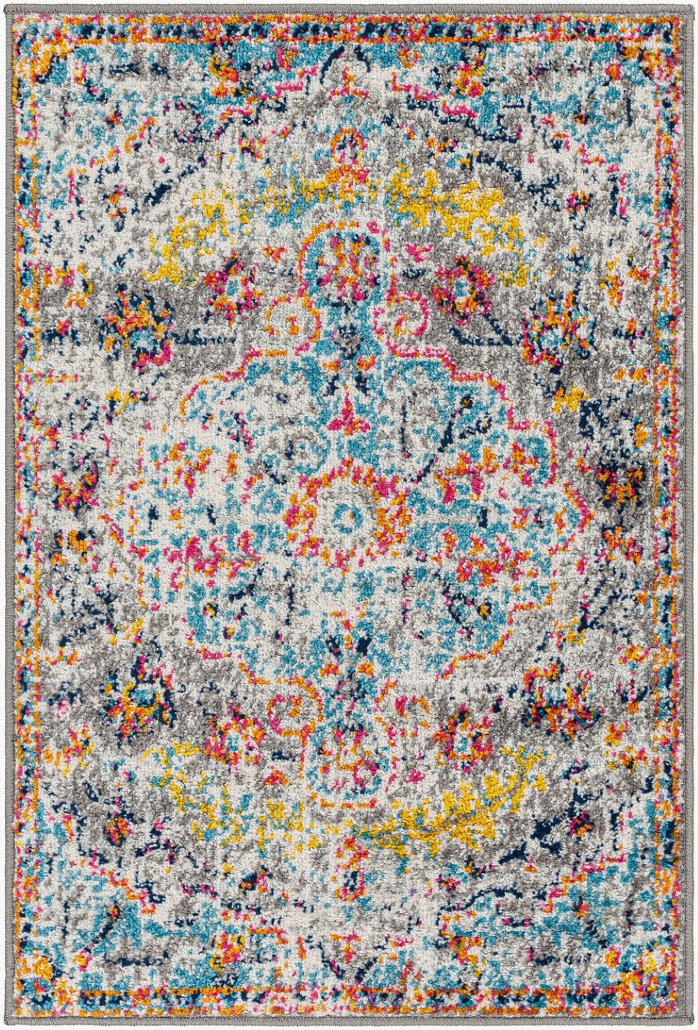 Livabliss Harput Traditional Polypropylene Area Rug for Entryways Hallways and Accent Spaces Light Beige, Mu 2' x 2'11" HAP1063-23