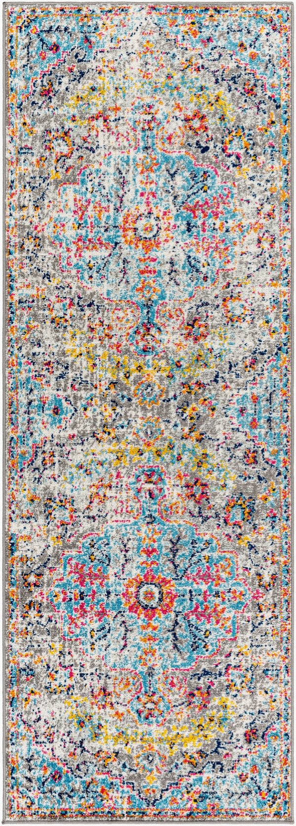 Livabliss Harput Traditional Polypropylene Area Rug for Entryways Hallways and Accent Spaces Light Beige, Mu 2'7" x 7'3" HAP1063-2773