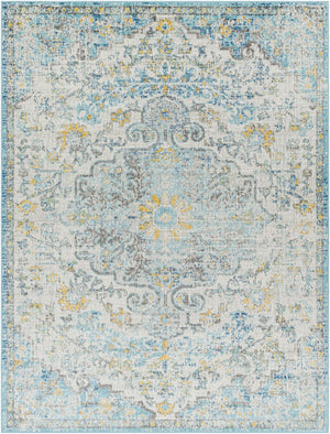 Livabliss Harput Traditional Medallion Polypropylene Area Rug for Entryways and Compact Spaces Light Beige, Mu 7'10" x 10'2" HAP1065-710103