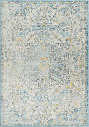 Livabliss Harput Traditional Medallion Polypropylene Area Rug for Entryways and Compact Spaces Light Beige, Mu 8'10" x 12'6" HAP1065-93126