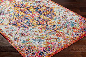 Livabliss Harput Traditional Medallion Polypropylene Area Rug for Living Room or Home Office Light Beige, Mu 3'11" x 5'7" HAP1066-31157