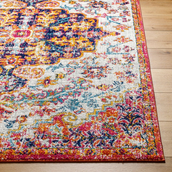 Livabliss Harput Traditional Medallion Polypropylene Area Rug for Living Room or Home Office Light Beige, Mu 3'11" x 5'7" HAP1066-31157