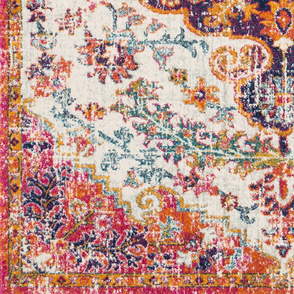 Livabliss Harput Traditional Medallion Polypropylene Area Rug for Living Room or Home Office Light Beige, Mu 3'11" x 5'7" HAP1066-31157