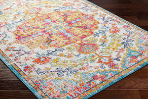Livabliss Harput Traditional Medallion Polypropylene Area Rug for Entryways and Hallways Light Beige, Mu 7'10" x 10'2" HAP1067-710103