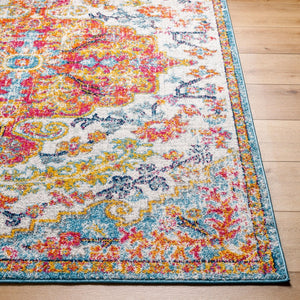 Livabliss Harput Traditional Medallion Polypropylene Area Rug for Entryways and Hallways Light Beige, Mu 7'10" x 10'2" HAP1067-710103