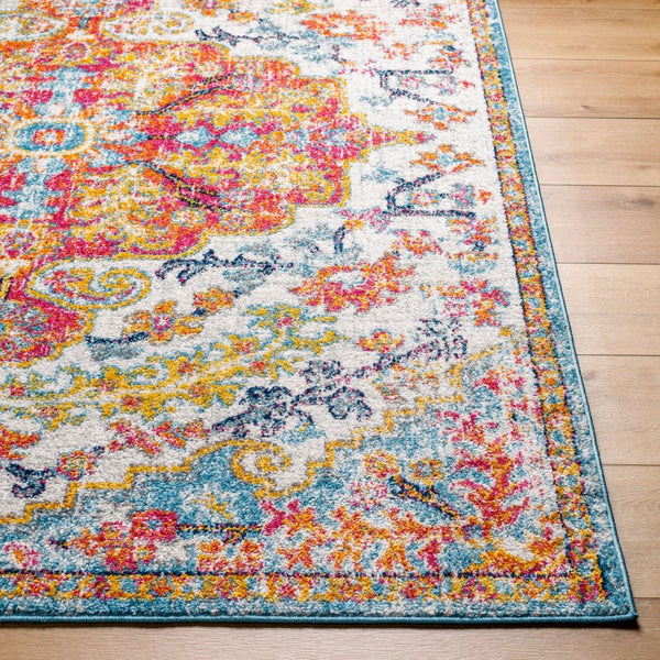 Livabliss Harput Traditional Medallion Polypropylene Area Rug for Entryways and Hallways Light Beige, Mu 7'10" x 10'2" HAP1067-710103