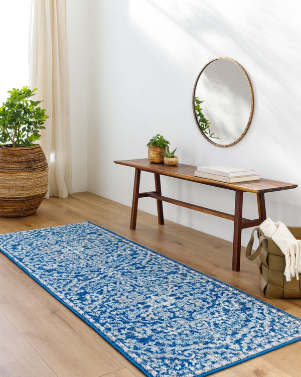 Livabliss Harput Traditional Polypropylene Accent Rug for Entryways with Medium Pile Turkish Craft Light Beige, Me 2'7" x 7'3" HAP1068-2773