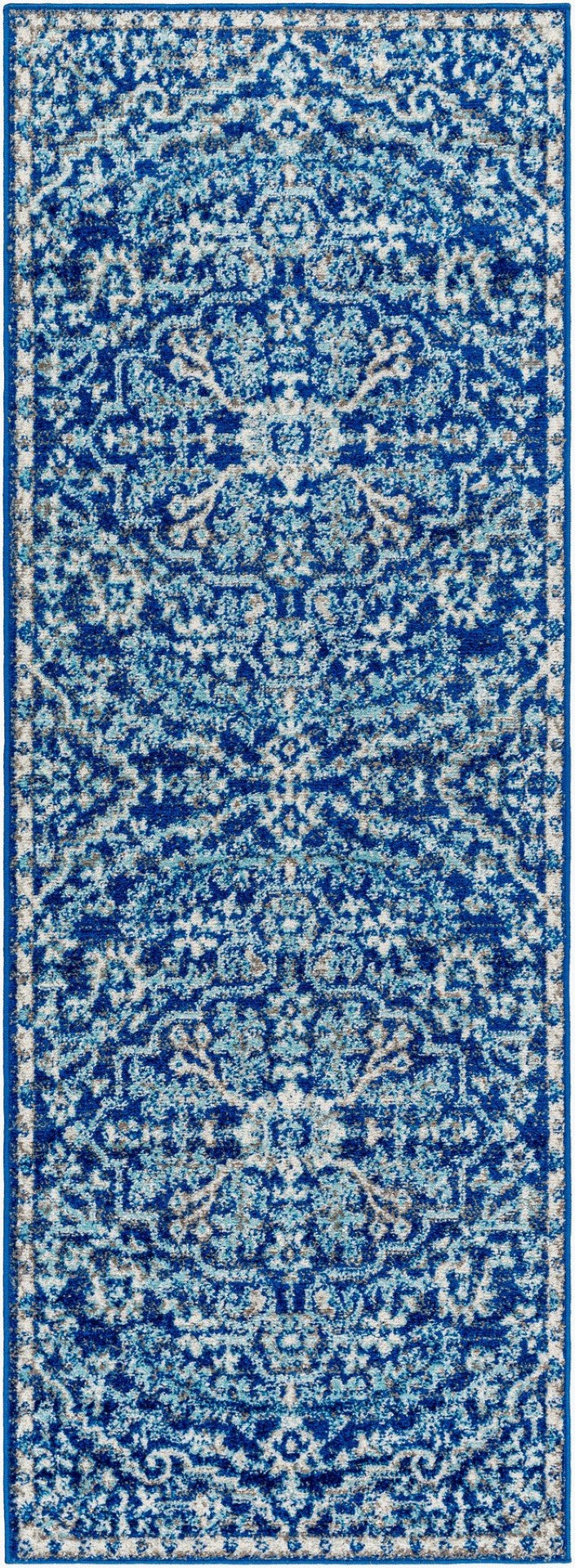Livabliss Harput Traditional Polypropylene Accent Rug for Entryways with Medium Pile Turkish Craft Light Beige, Me 2'7" x 7'3" HAP1068-2773