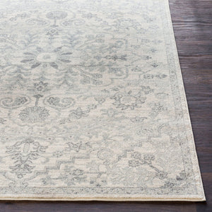 Livabliss Harput Traditional Turkish Geometric Polypropylene Accent Rug for Entryway or Bath Medium Gray, Ch 3'11" x 5'7" HAP1069-31157
