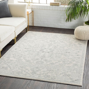 Livabliss Harput Traditional Turkish Geometric Polypropylene Accent Rug for Entryway or Bath Medium Gray, Ch 3'11" x 5'7" HAP1069-31157