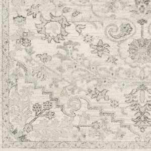 Livabliss Harput Traditional Turkish Geometric Polypropylene Accent Rug for Entryway or Bath Medium Gray, Ch 3'11" x 5'7" HAP1069-31157