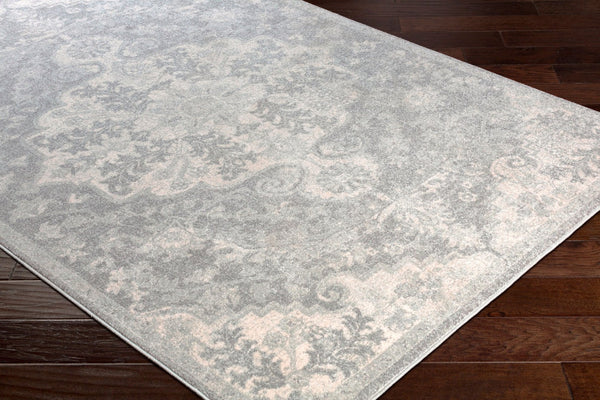 Livabliss Harput Traditional Turkish Polypropylene Accent Rug for Entryways and High Traffic Spaces Medium Gray, Ch 3'11" x 5'7" HAP1070-31157