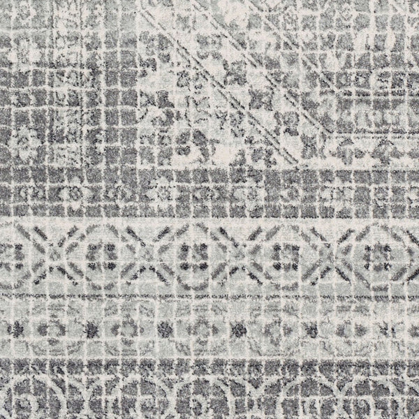 Livabliss Harput Traditional Medallion Polypropylene Area Rug for Living Room or Bedroom Medium Gray, Ch 3'11" x 5'7" HAP1080-31157